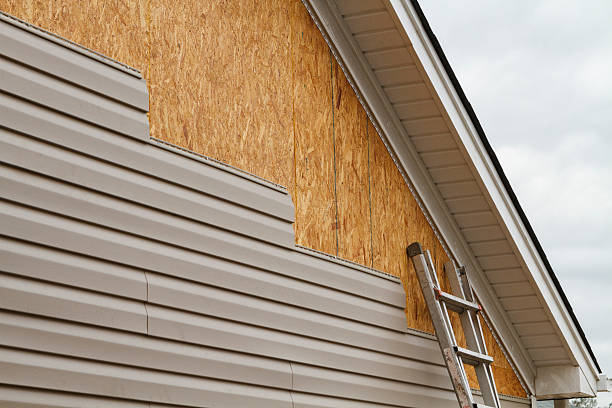 Professional Siding Replacement technician working in Owings Mills, MD